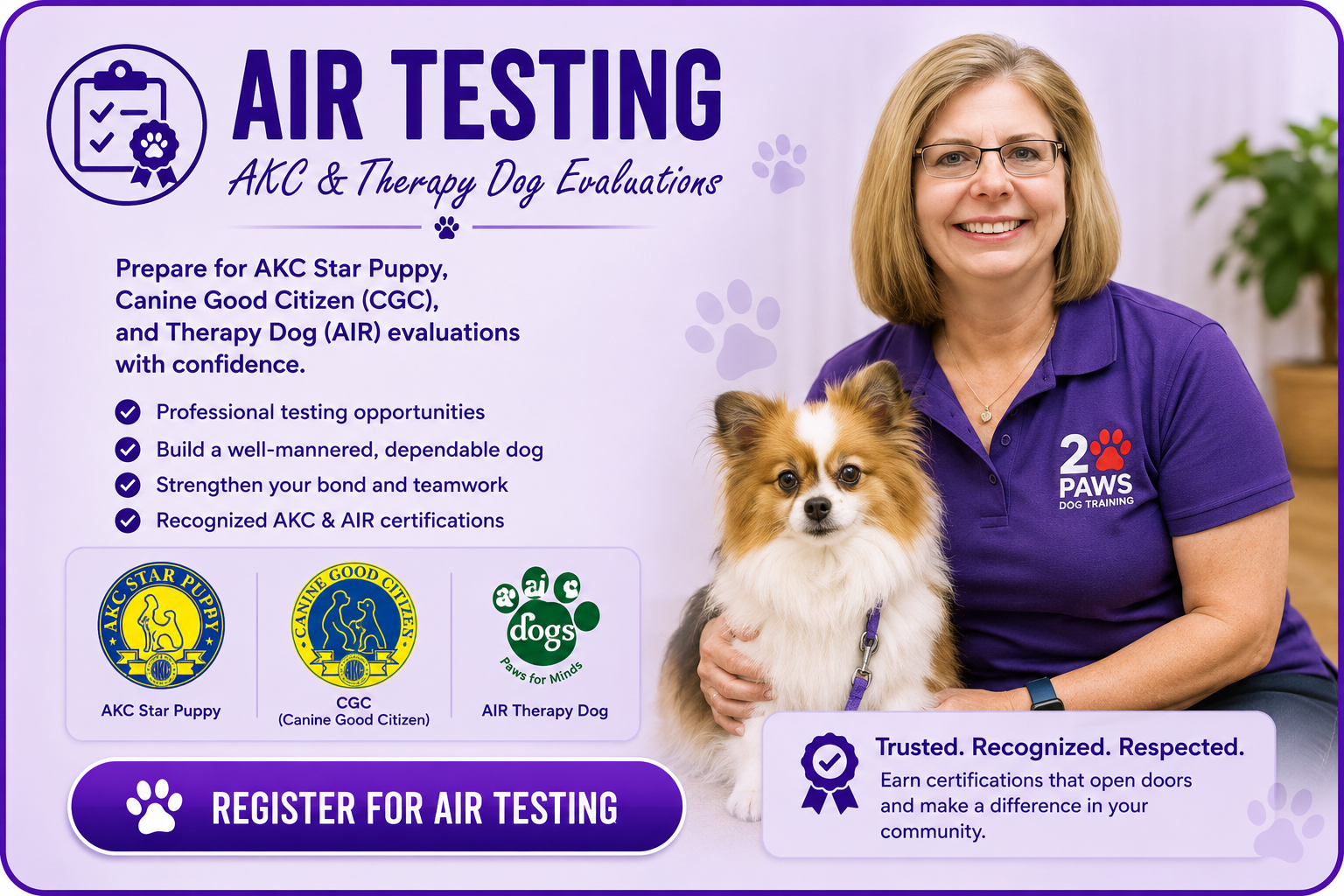 Register for AIR Testing