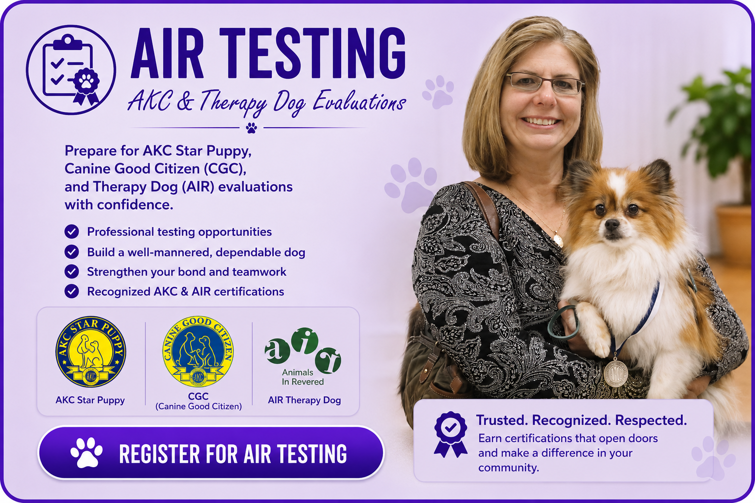 Register for AIR Testing