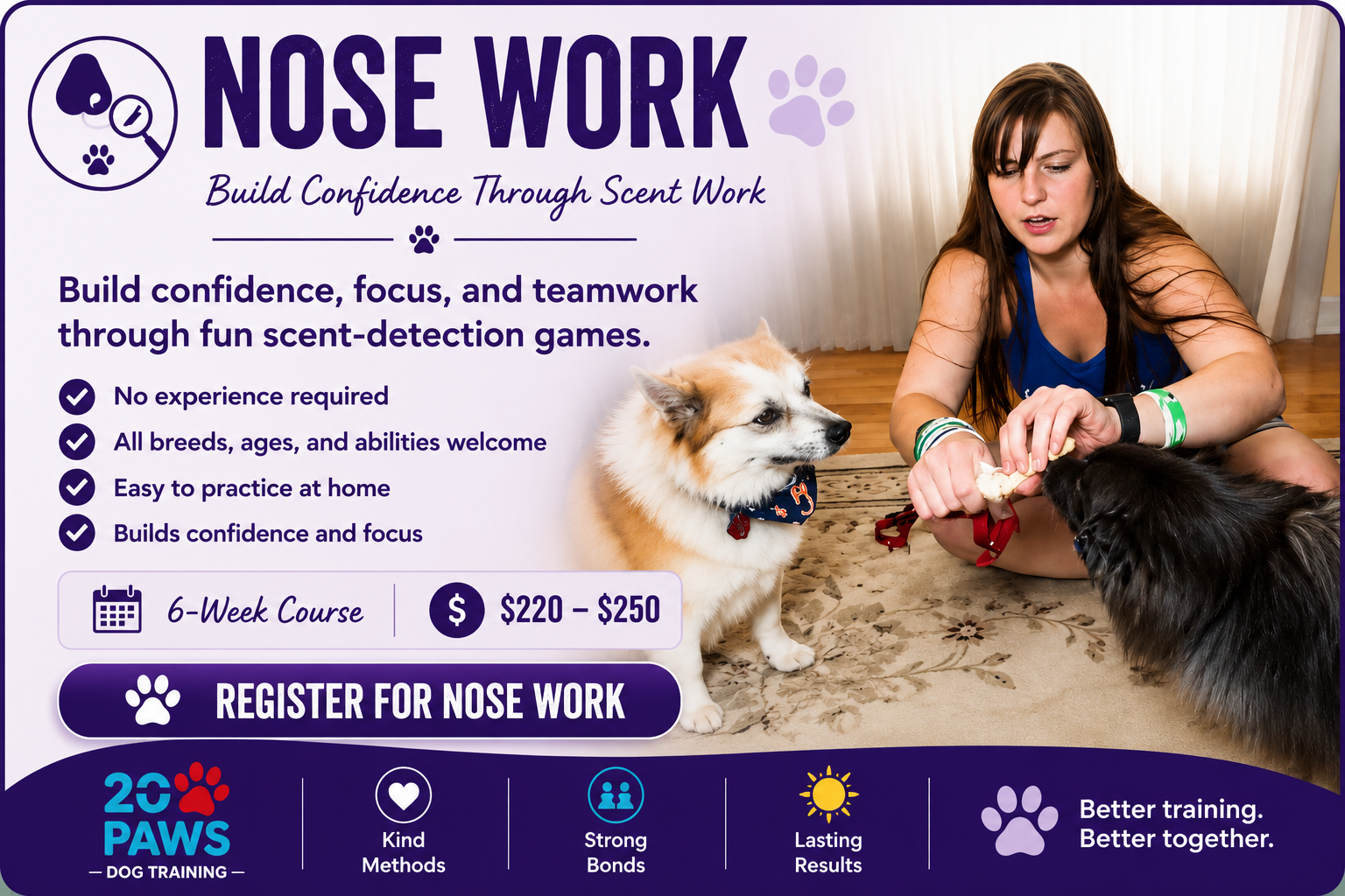 Register for Nose Work